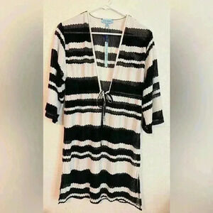 ELLEN WEAVER Women's Beach Tunic Size S,